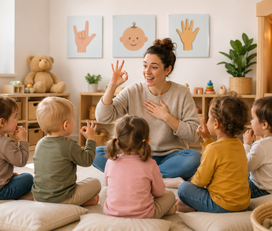 language des signes pour les bébé