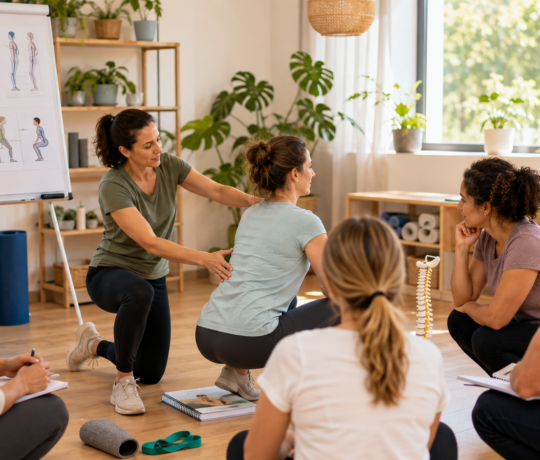 Formation professionnelle à la prévention des TMS : analyse des postures et apprentissage de gestes adaptés pour réduire les contraintes physiques au travail.